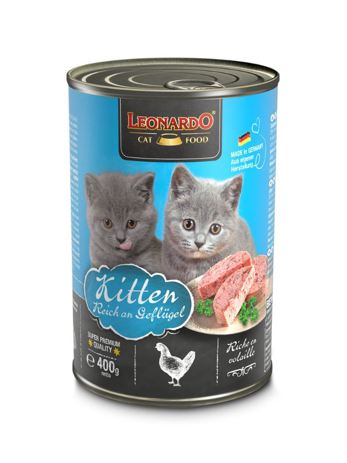 LEONARDO LATA KITTEN 400 GRS  1