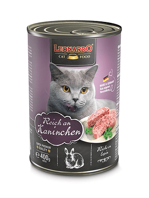 LEONARDO LATA CONEJO 400 GRS 