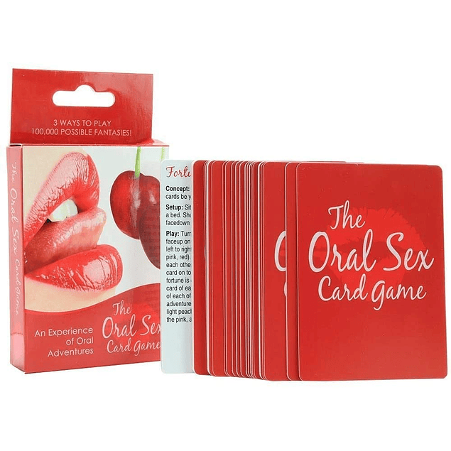 Oral sex game card