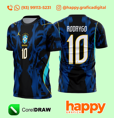 CAMISA BRASIL AZUL UNIFORME 02