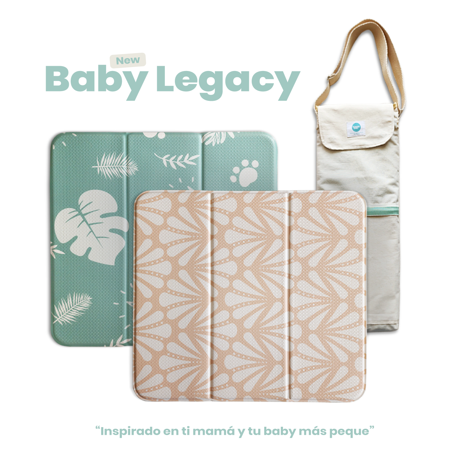 Playmat & Mudador impermeable Baby Legacy, 60 x 57 cm / últimas unidades