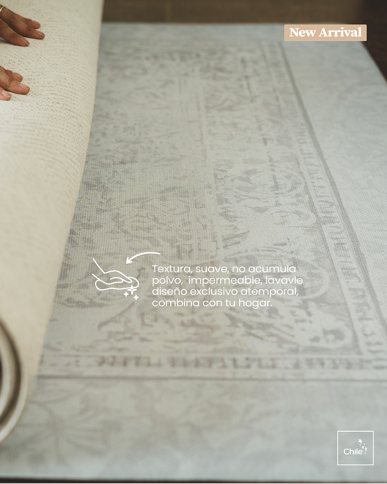 Alfombra para bebe antigolpe, Playmat Velvet Bloom, 140 x 210 cm