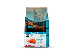 Bravery Salmon Adulto Gato 2 Kg