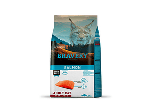 Bravery Salmon Adulto Gato Sterilized 2 Kg