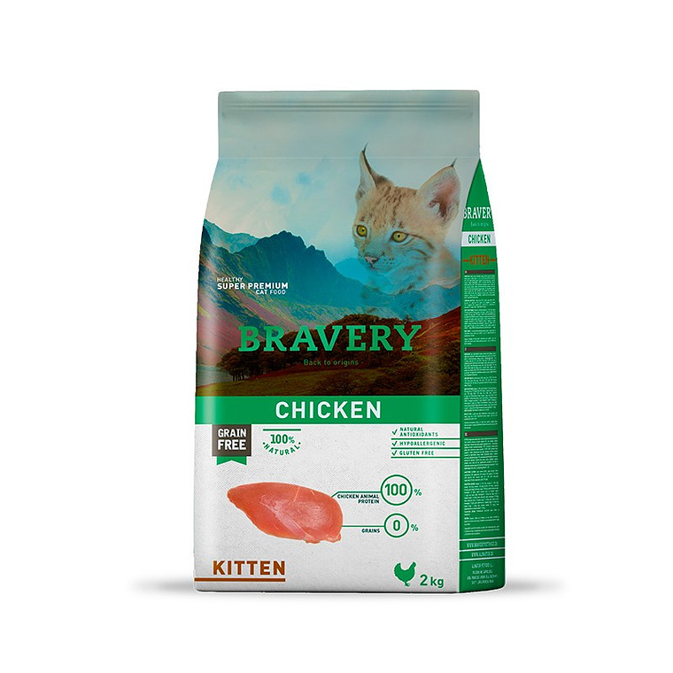 Bravery Chicken Kitten 2 Kg 1