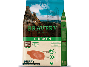 Bravery Chicken Puppy Large Medium Breeds 4 Kg