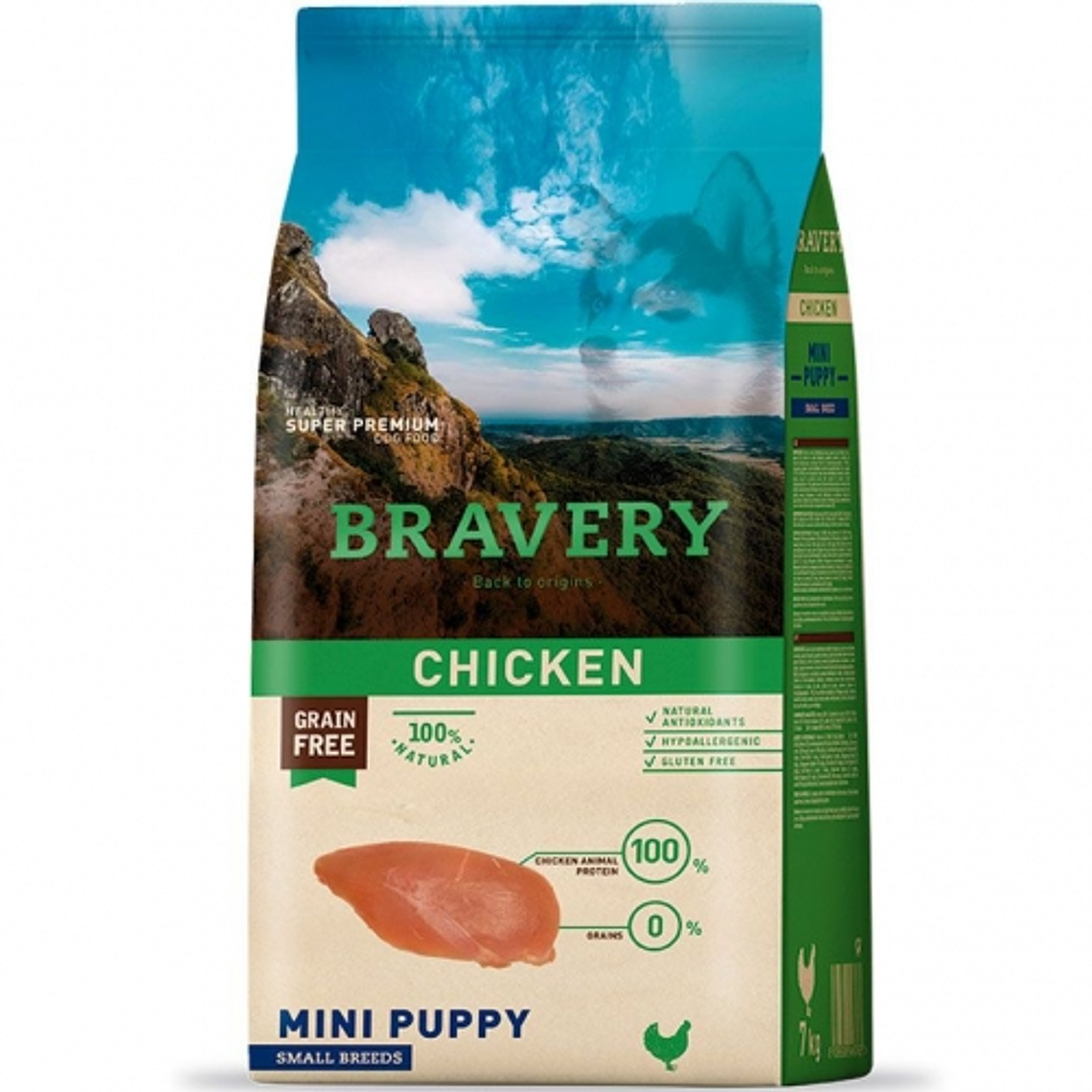 Bravery Chicken Mini Puppy Small Breeds 2 Kg 1