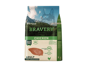 Bravery Chicken Adulto Large Medium Breeds 4 Kg