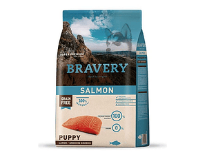 Bravery Salmon Puppy Large Medium Breeds 4 Kg