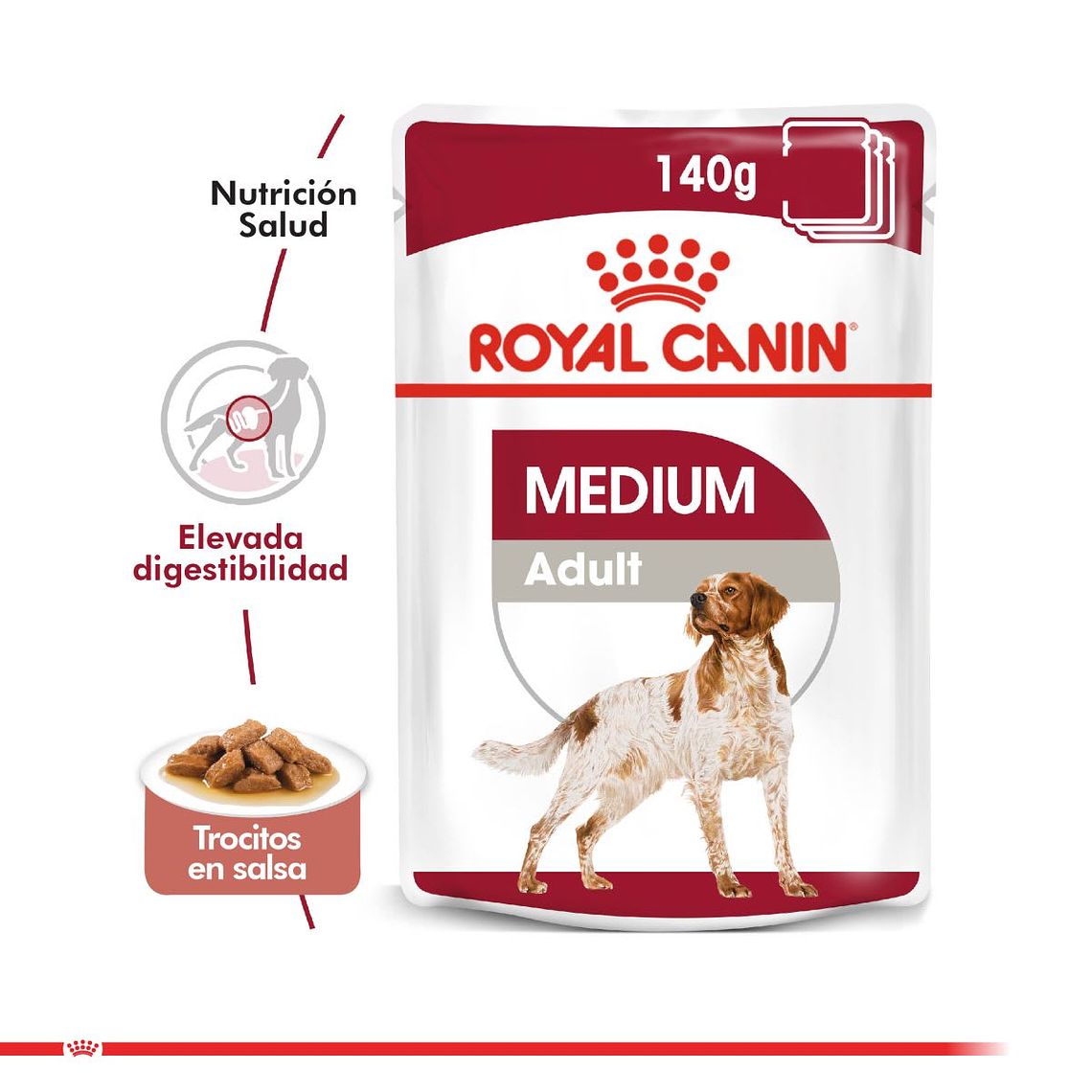 Royal Canin Pouch Medium Adulto Perro 1