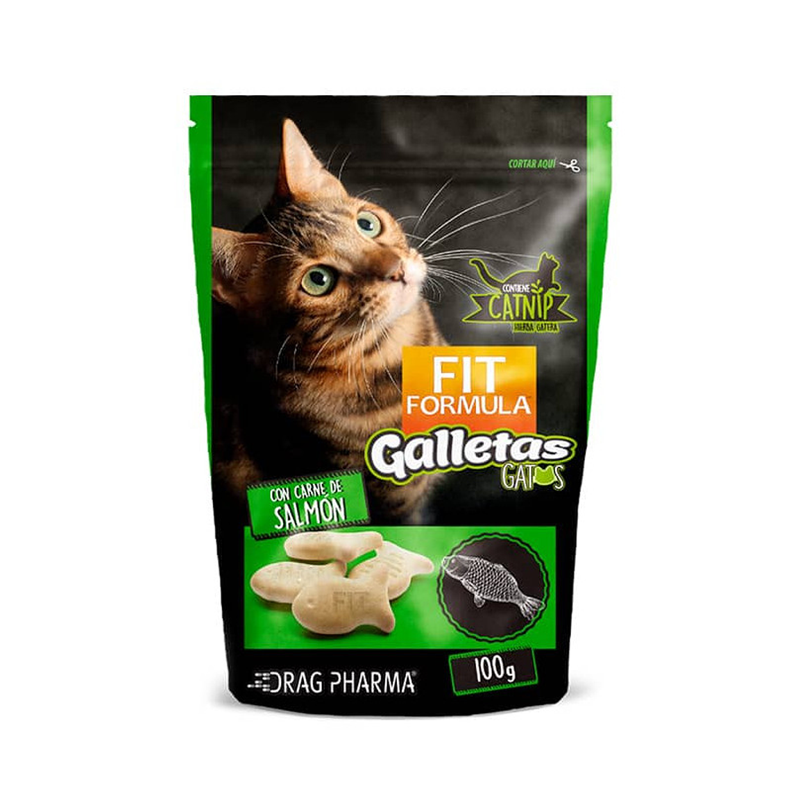 Fit Formula Galletas Gato Carne Salmon 1