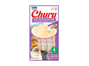 Churu Gato Pollo Con Camaron 4 Tubos
