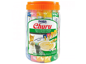 Churu Variedades De Atun Y Pollo 50 Tubos