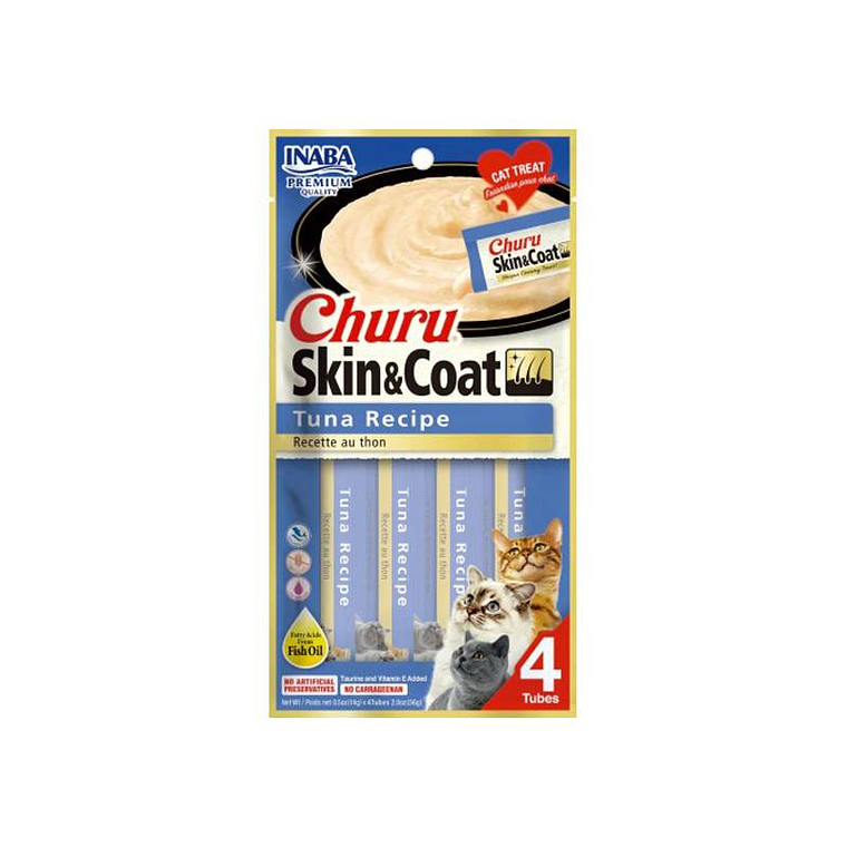 Churu Skin And Coat Para Gato De Atun 1