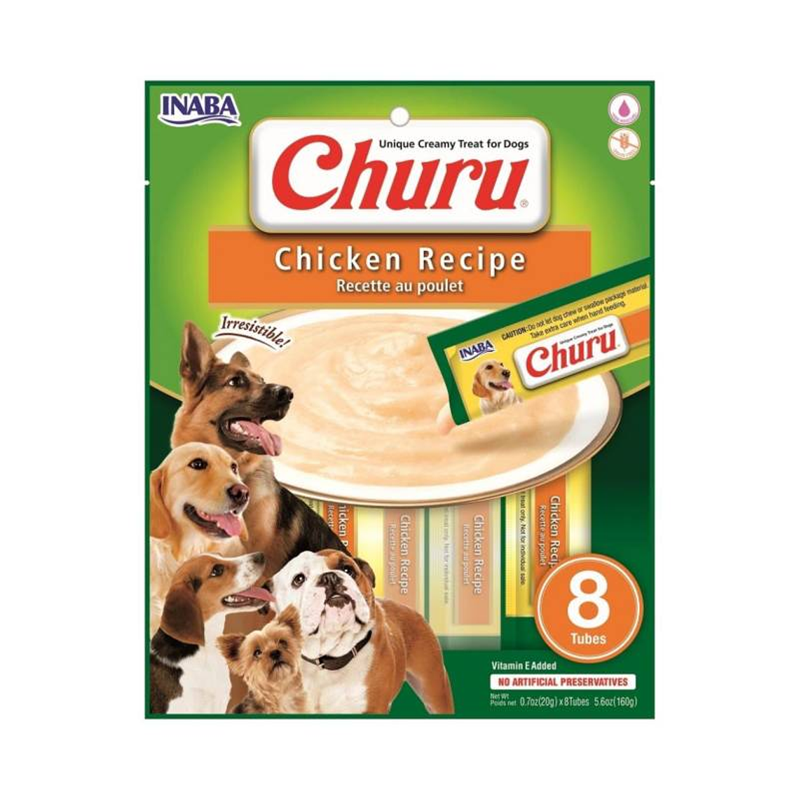Churu Perro De Pollo 8 Tubos 1