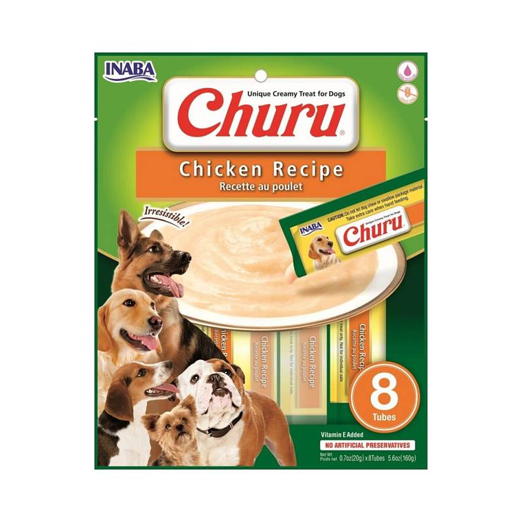 Churu Perro De Pollo 8 Tubos 1