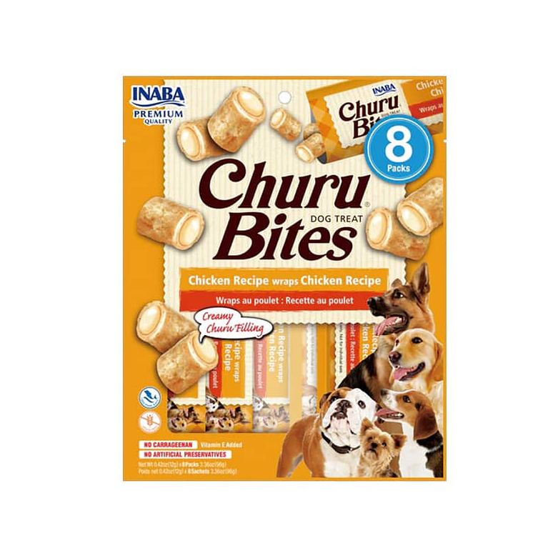 Churu Perro Bites de Pollo 8 Tubos 1