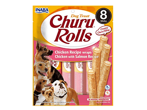 Churu Rolls Perro Pollo Con Salmon 8 Tubos