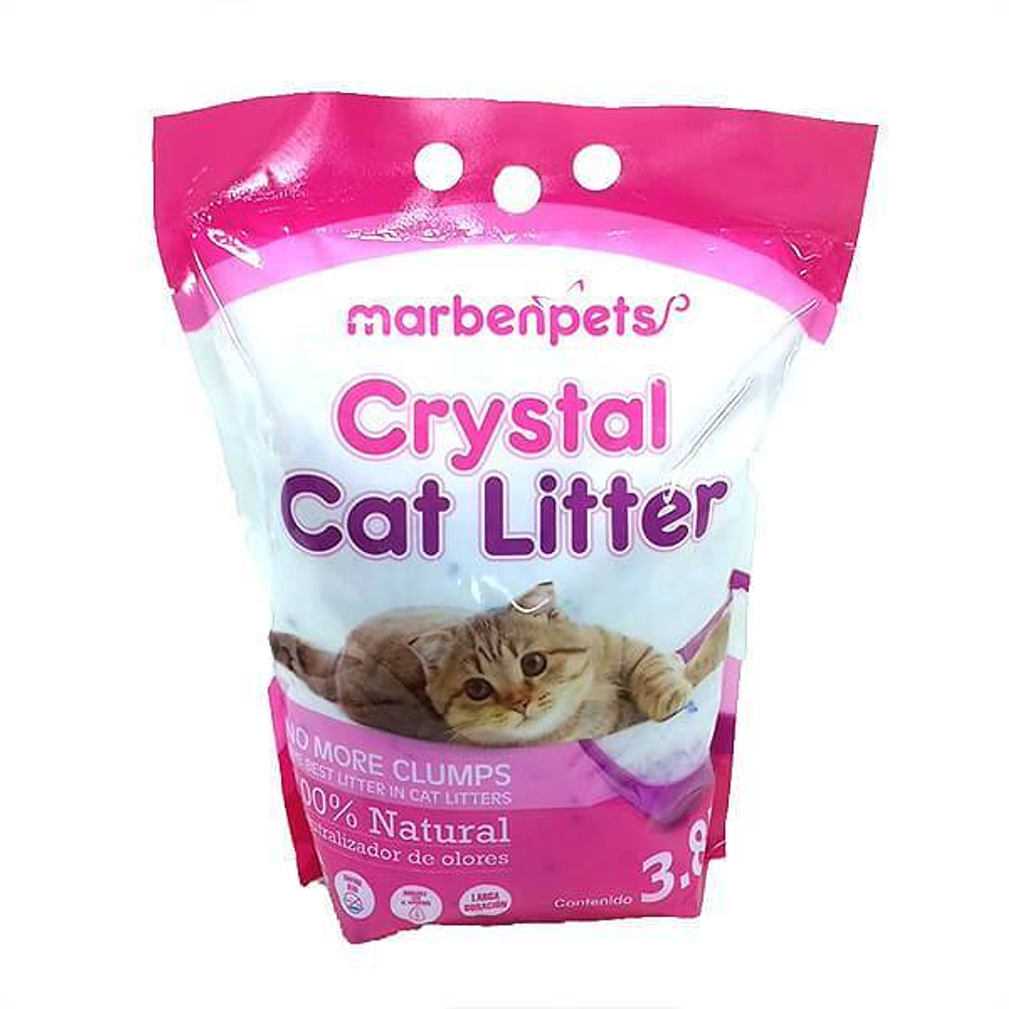 Arena Crystal Gato Litter Marbenpets 1.6Kg 1