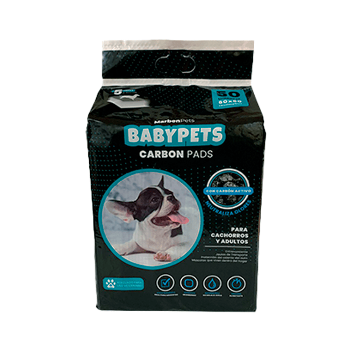 Sabanilla Babypets Carbon 50 Pads 1