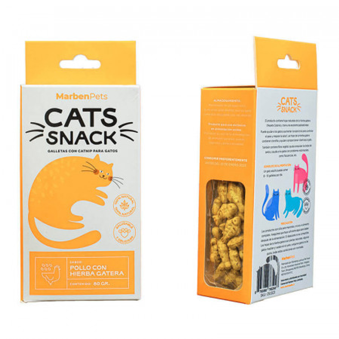Cats Snack Galleta Pollo Con Hierba Gatera 1