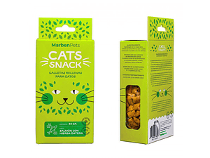 Cats Snack Galleta Rellena Salmon Con Hierba Gatera