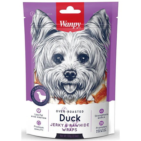 Wanpy "Jerky Strips" Pato 100 Gr