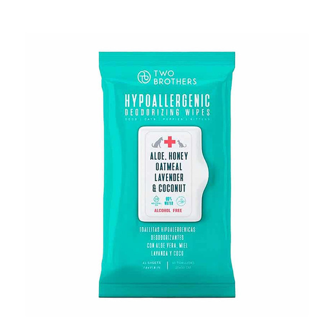 Two Brothers - Hypoallergenic Wipes 40 P 1
