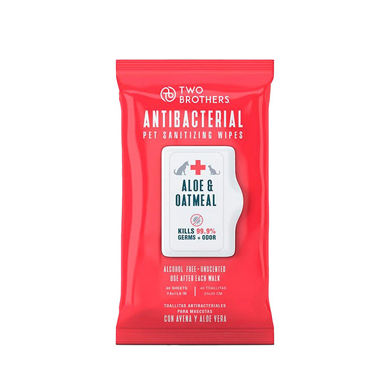 Two Brothers - Antibacterial Wipes 40 P 1