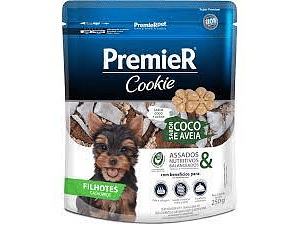 Premier Cookie Cachorros Coco y Avena 250 Grs