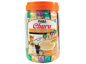 Churu Variedades De Pollo 50 Tubos