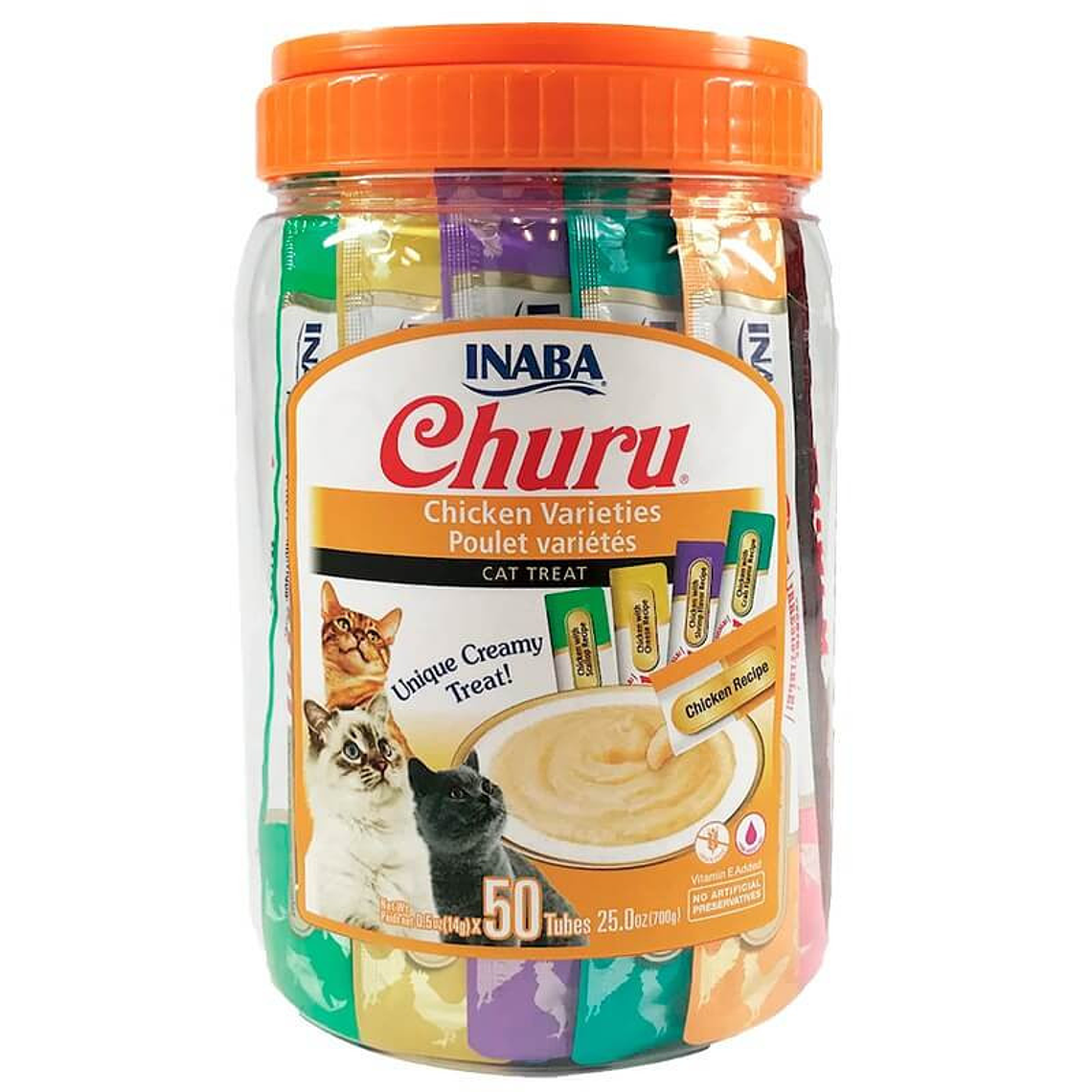 Churu Variedades De Pollo 50 Tubos 1