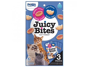 Churu Juicy Bites Atún y Pollo (3 sobres)