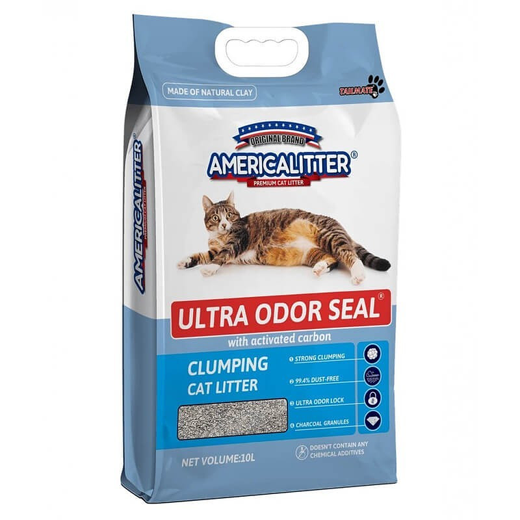 Arena America Litter Ultra Odor Seal Carbon Activo 7 Kg 1