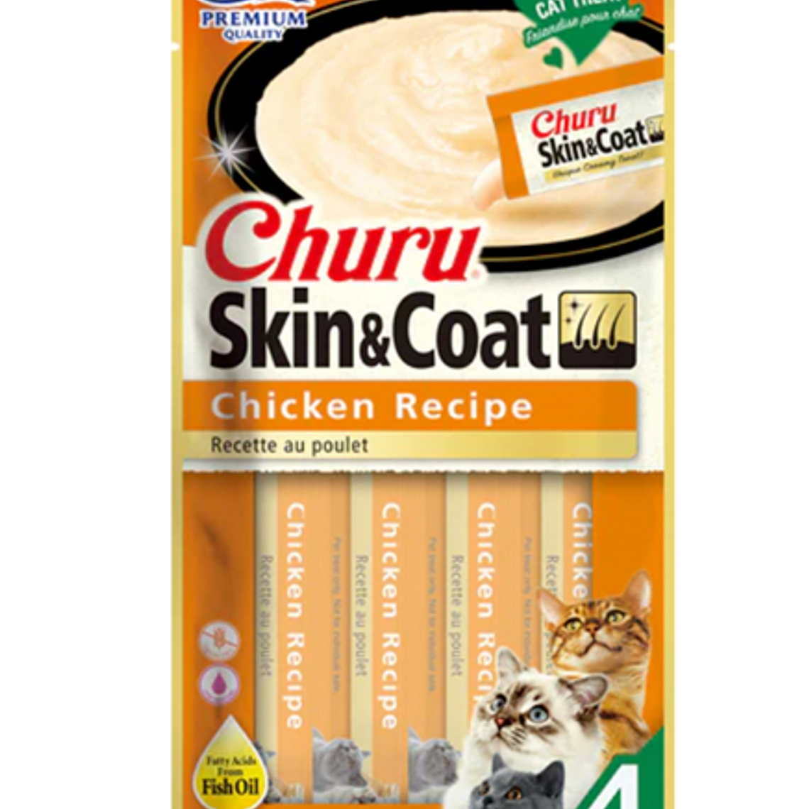 Churu Skin and Coat para Gato de Pollo 1