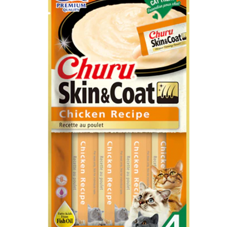 Churu Skin and Coat para Gato de Pollo 1