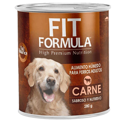 Lata Fit Formula Perro Adulto Carne 280 Gr