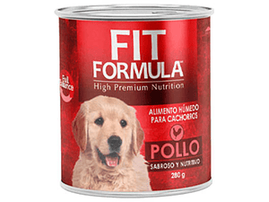 Lata Fit Formula Cachorro Pollo 280 Gr