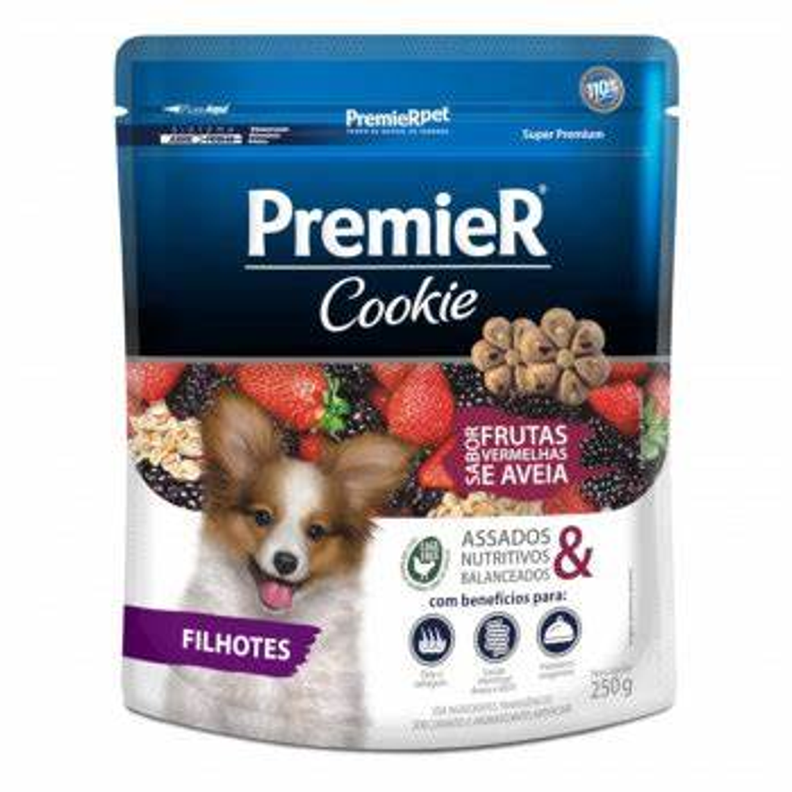 PREMIER COOKIE - CACHORRO FRUTOS ROJOS 250 GR 1