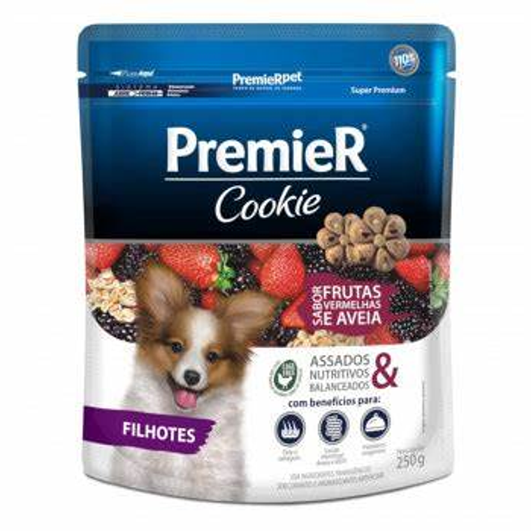 PREMIER COOKIE - CACHORRO FRUTOS ROJOS 250 GR 1