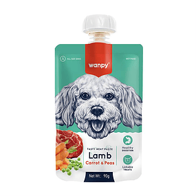 WANPY TASTY MEAT 90 GRS PASTE DOG CORDERO