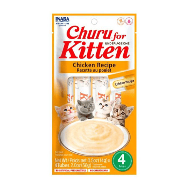 Churu Kitten Chicken 4 Tubos