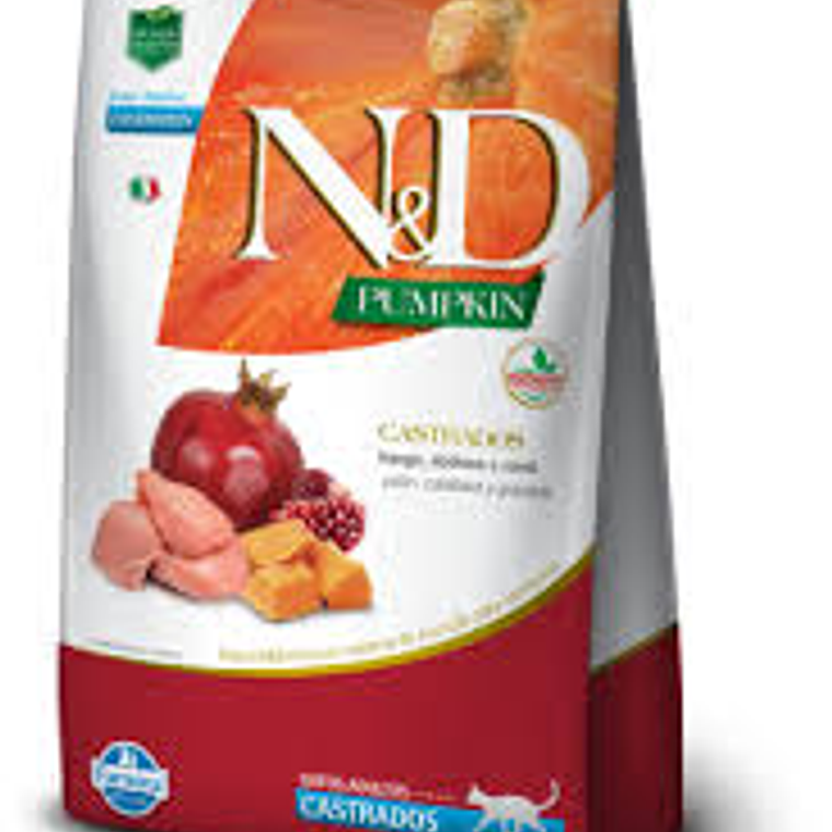 NyD Pumpkin Feline Castrado Frango 7.5 Kg 1