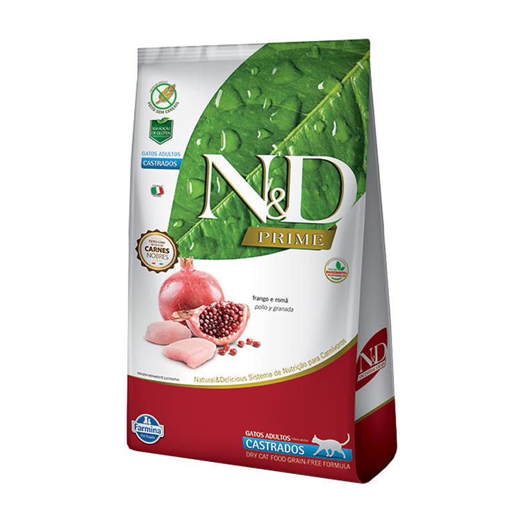 NyD Prime Feline Castrado Frango 1.5 Kg 1