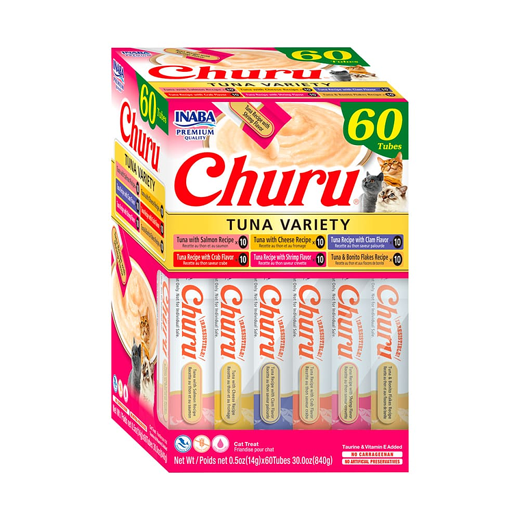 Churu Variedades Atun 60 Tubos 1
