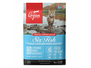 Orijen Six Fish 5,45 Kg Gato