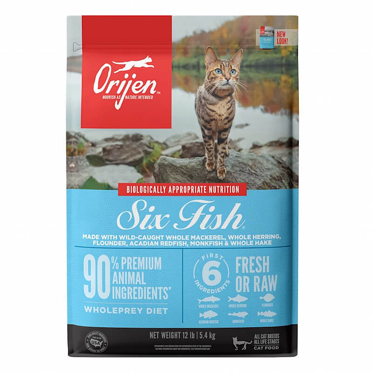 Orijen Six Fish 5,45 Kg Gato 1