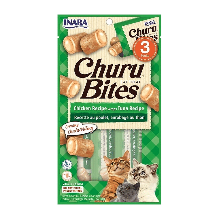 Churu Bites Wraps Cat Tuna 30 GR 1