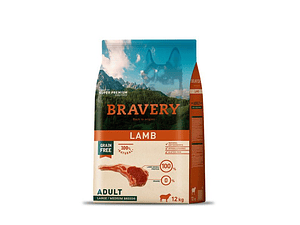 Bravery Lamb Adulto Large/Medium Breeds 12 Kg