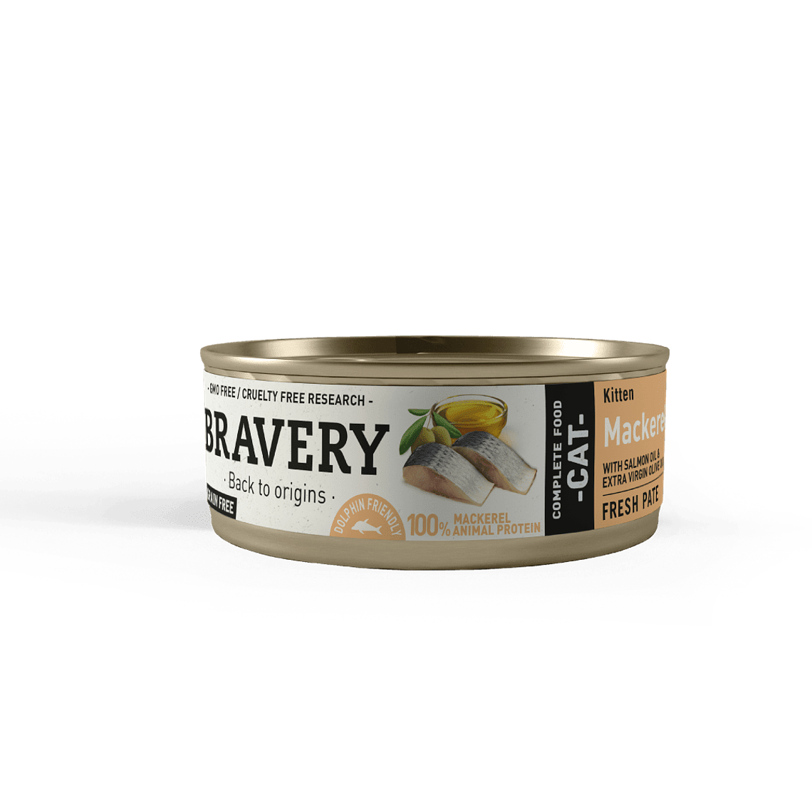 Bravery Lata Mackerel Kitten 70 Grs 1